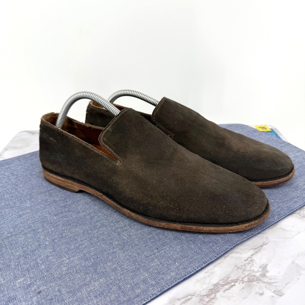 Frye Brown Suede Loafers